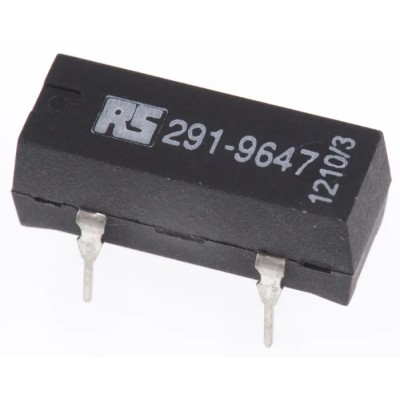RS PRO PCB Reed Relay, 24V DC Coil, SPNO Contact, 300V DC Max, 0.5A Max, 2150 Ω 291-9647