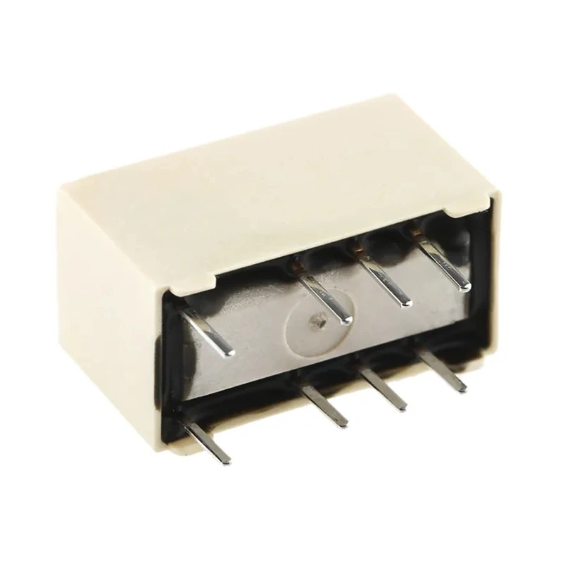 Omron Ultra-Miniature PCB Signal Relay, 12V DC Coil, 2A Switching Current, DPDT Contact Configuration G6S-2-Y DC12