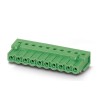 Phoenix Contact COMBICON IC Series Pluggable Terminal Block 10-Contact 5.08mm Pitch 1 Row 320V 12A Polyamide Housing 1786488