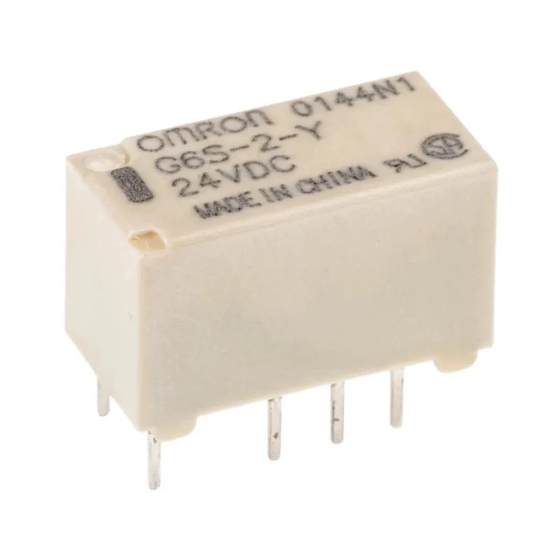 Omron PCB Signal Relay 24V dc Coil 2A DPDT G6S-2-Y DC24