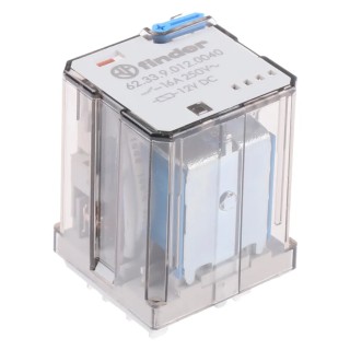 Finder Power Relay 12V DC Coil, 16A Switching Current, 3PDT Contact Configuration 62.33.9.012.0040