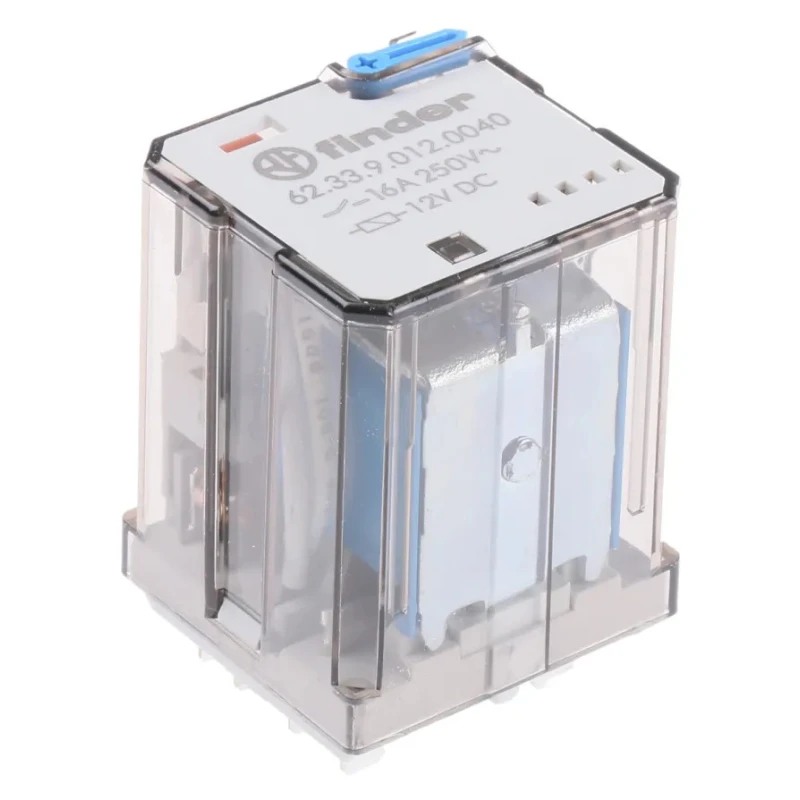 Finder Power Relay 12V DC Coil, 16A Switching Current, 3PDT Contact Configuration 62.33.9.012.0040