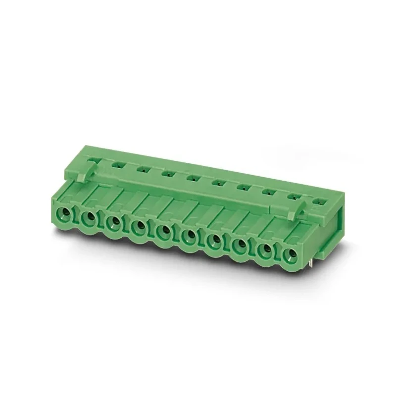 Phoenix Contact Pluggable Terminal Block 12-Contact 5.08 mm Pitch 320V 12A Right Angle Polyamide Housing 1786501