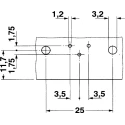 Phoenix Contact 5 Way Straight 3.5 mm Pitch Through Hole D-Sub Connector Male 1841899
