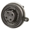 Bulgin Circular Connector 4 Contacts Panel Mount Socket Female IP68 IP69K 250V 10A Standard Buccaneer PX0747/S