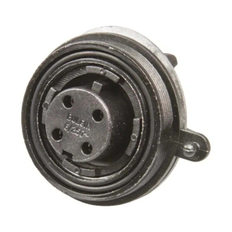 Bulgin Circular Connector 4 Contacts Panel Mount Socket Female IP68 IP69K 250V 10A Standard Buccaneer PX0747/S