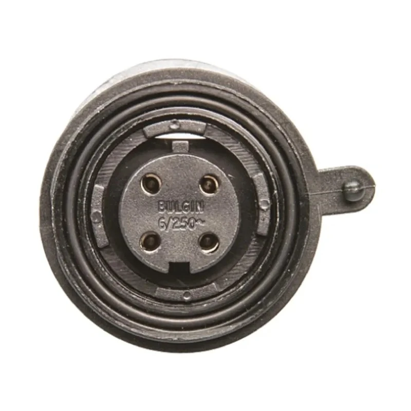 Bulgin Circular Connector 4 Contacts Panel Mount Socket Female IP68 IP69K 250V 10A Standard Buccaneer PX0747/S