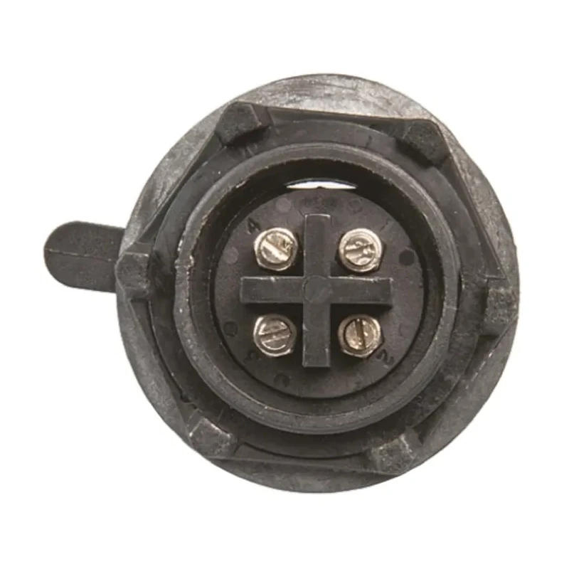 Bulgin Circular Connector 4 Contacts Panel Mount Socket Female IP68 IP69K 250V 10A Standard Buccaneer PX0747/S