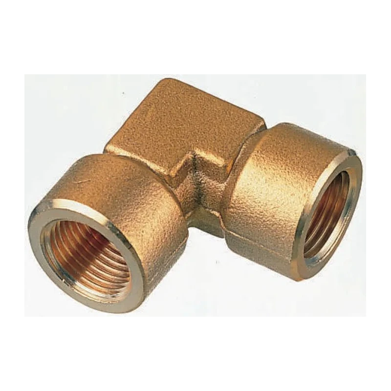 Legris Pneumatic Brass Pipe Fitting 90° Threaded Elbow Female G 3/8 in to Female G 3/8 in 0143 17 17