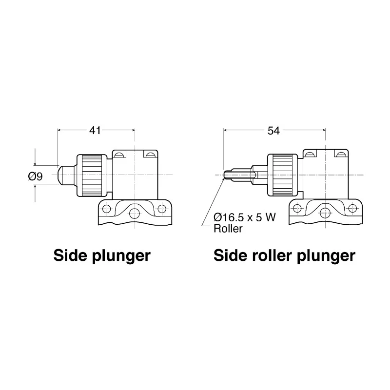 Honeywell Technologies LS Series Plunger Limit Switch SPDT 6A 240V AC IP67 Die Cast Zinc Housing 4LS1-4C