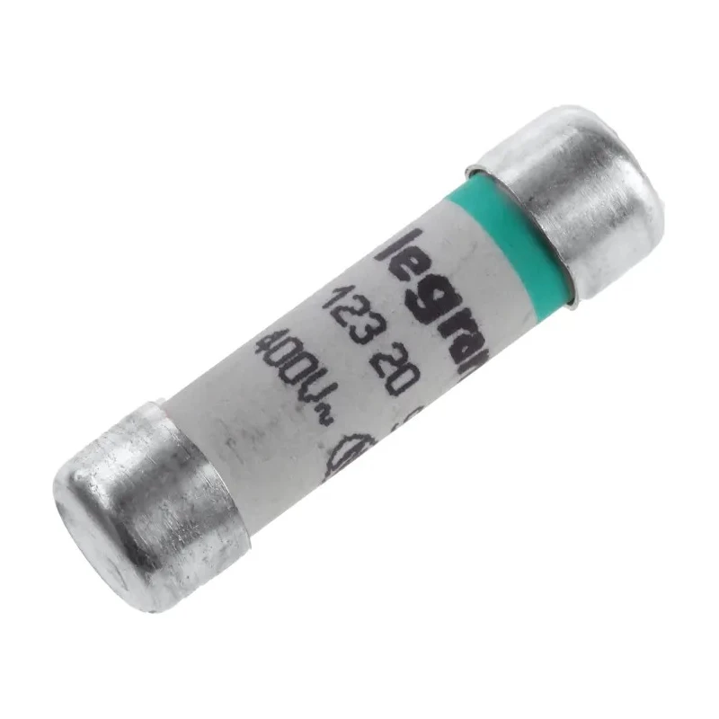 Legrand 20A Fast Acting Ceramic Cartridge Fuse 8.5 x 32 mm 400V AC 0 123 20