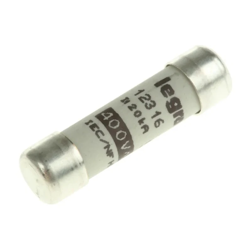 Legrand 16A Fast Acting Ceramic Cartridge Fuse 8.5 x 32 mm 400V AC 0 123 16