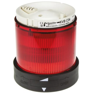 Schneider Electric Harmony XVB Series Red Steady Effect Beacon Unit, Incandescent LED Bulb 250V AC IP65 XVBC34