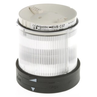Schneider Electric Harmony XVB Series Clear Steady Effect Beacon Unit Incandescent LED Bulb 250V AC IP65 XVBC37