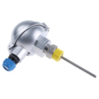 Correge PT100 RTD Sensor 6 mm Diameter, 100 mm Length, 3 Wire, Class A Accuracy, 500 °C Max, ATEX Certified PT100