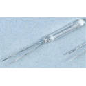 Correge PT100 RTD Sensor 3 mm Diameter, 10 mm Length, 2 Wire, Class A Accuracy, Glass Probe PT100