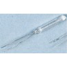 Correge PT100 RTD Sensor 3 mm Diameter, 10 mm Length, 2 Wire, Class A Accuracy, Glass Probe PT100