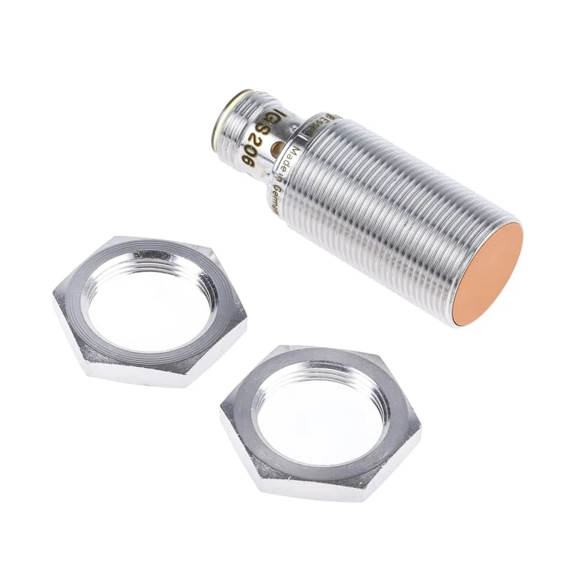 ifm electronic Threaded Barrel Inductive Proximity Sensor M18 PNP 36 V DC 100 mA 8 mm Detection IGS206