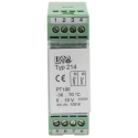 LKMelectronic Temperature Transmitter PT100 Input 0 to 10 V Output 35V Supply Voltage LKM 214/1