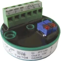 LKMelectronic Temperature Transmitter PT100 Input 36V, Operating Temp -40°C to 85°C LKM 104/2