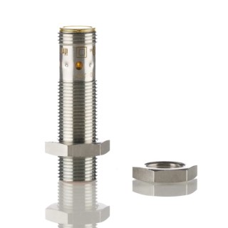 ifm electronic Threaded Barrel Inductive Proximity Sensor M12 x 1 3V 36V DC 100mA PNP IFS204