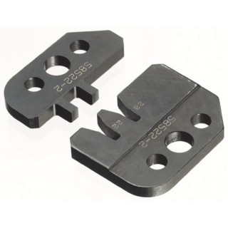 TE Connectivity Pro-Crimper III Crimp Die Set Coaxial Type Insulated Black 58522-2
