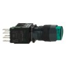 Schneider Electric Harmony XB6 Series Illuminated Push Button Switch, Spring Return, Panel Mount, 16 mm Cutout XB6AE3B1B