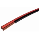 S2CEB 2-Core Flat Loudspeaker Audio Cable 100 m Black, Red PVC Jacket S2CEB