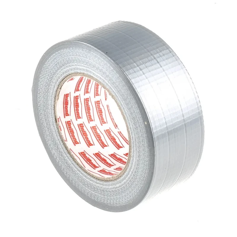 Loctite UniBond Duct Tape, 50 m x 50 mm, Silver, PE Coated Finish IDH 1405197