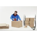 Tesa Brown Packing Tape 75mm Width, 66m Length, 46μm Thickness with Natural Rubber Adhesive 04089-00007-06