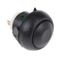 APEM IB Series Miniature Push Button Switch Momentary Panel Mount 13.6 mm Cutout SPST IP67 50 V dc 125 V ac IBR3SAD2