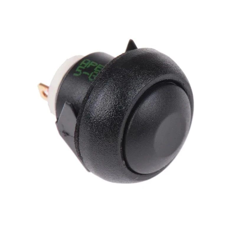 APEM IB Series Miniature Push Button Switch Momentary Panel Mount 13.6 mm Cutout SPST IP67 50 V dc 125 V ac IBR3SAD2