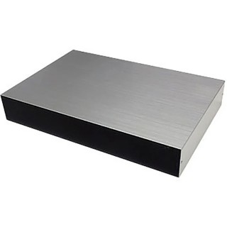 Takachi Electric Industrial Aluminium Desktop Enclosure Silver Black 130 mm x 90 mm x 30 mm YM13-3-9