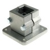 Rose+Krieger M8 Base Clamp Connecting Component for 40 mm Strut Profile, Groove Size 73 mm, Round Tube Size 8.5 13400005020
