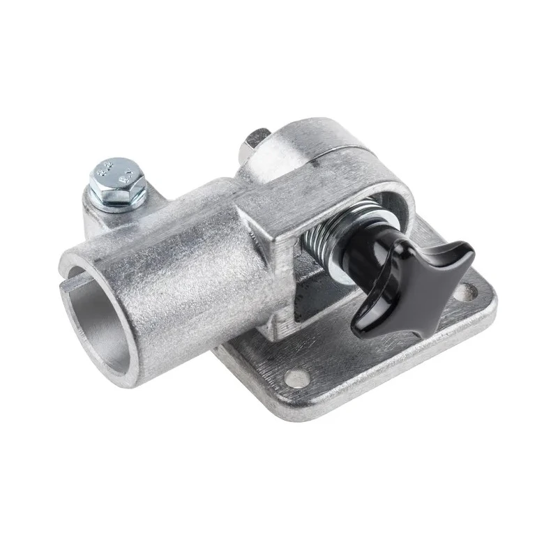 Rose+Krieger Die Cast Aluminium M10 Hinge Clamp Connecting Component for Strut Profile 30 mm Round Tube Size 183000070200