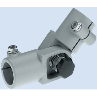 Rose+Krieger M10 Hinge Clamp Connecting Component Strut Profile 50 mm Round Tube Size 50.2 mm 185 000 050200