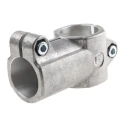 Rose+Krieger Angle Clamp Connecting Component Strut Profile 50 mm, Round Tube Size 50 mm M10 115000000200