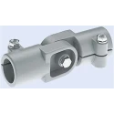 Rose+Krieger M8 Hinge Clamp Connecting Component Strut Profile 40 mm Round Tube Size 40.15 mm 184000000200