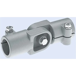 Rose+Krieger M8 Hinge Clamp Connecting Component Strut Profile 40 mm Round Tube Size 40.15 mm 184000000200