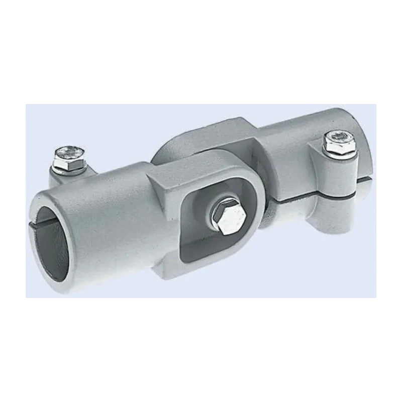 Rose+Krieger M8 Hinge Clamp Connecting Component Strut Profile 40 mm Round Tube Size 40.15 mm 184000000200