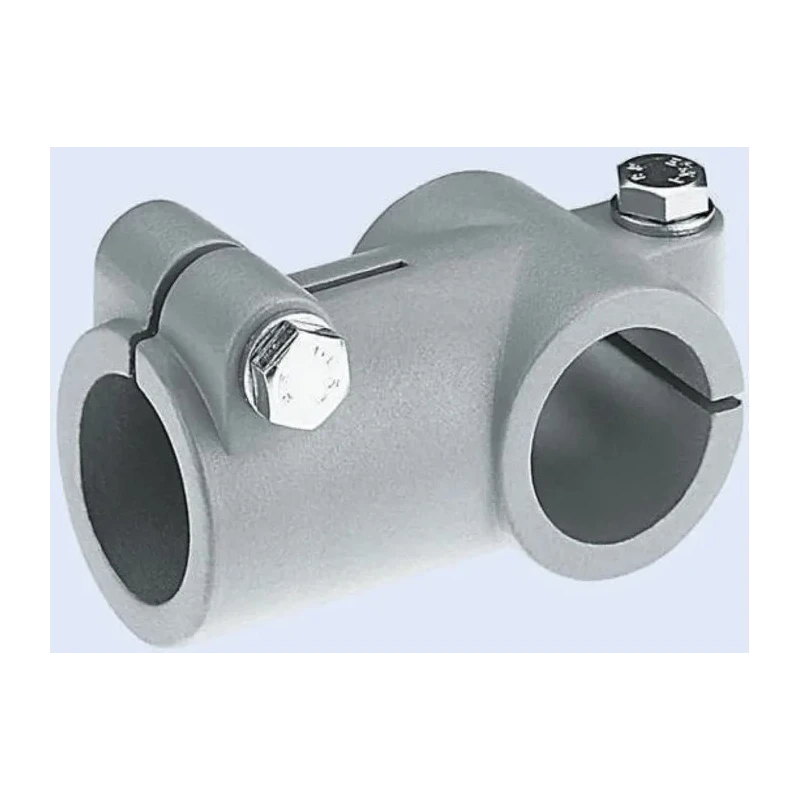 Rose+Krieger M6 Angle Clamp Connecting Component for Strut Profile 40 mm, Round Tube Size 40 mm 114000000200