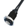 Oxley White LED Panel Mount Indicator, 10.2 mm Mount Hole, Flying Lead Termination, IP66, 230V AC OXL/CLH/100/230/FL30/WE