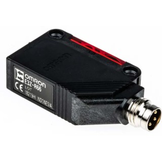 Omron Retroreflective Photoelectric Sensor Block Style 100 mm to 4 m Detection Range, NPN Output, IP69K E3ZR66OMS