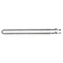 Acim Jouanin 200 °C Finned Tubular Heater 370mm, 750 W, 230V AC RA 2652 750