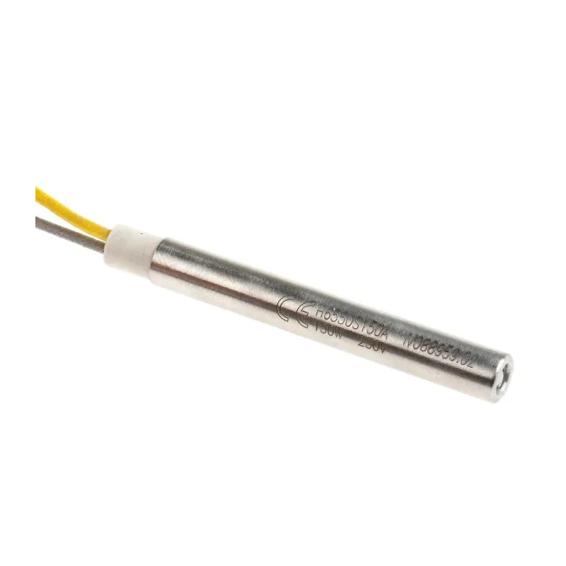 Acim Jouanin Cartridge Heater 6.5 mm Diameter, 50 mm Length, 250 mm Lead Length, 150 W Power, 230V AC H6,5X50X150
