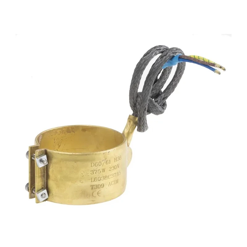 Acim Jouanin 340 °C Band Heater, 375 W, 230V AC, Mica Shielded, Sealed Brass Clamps L6038C37A5