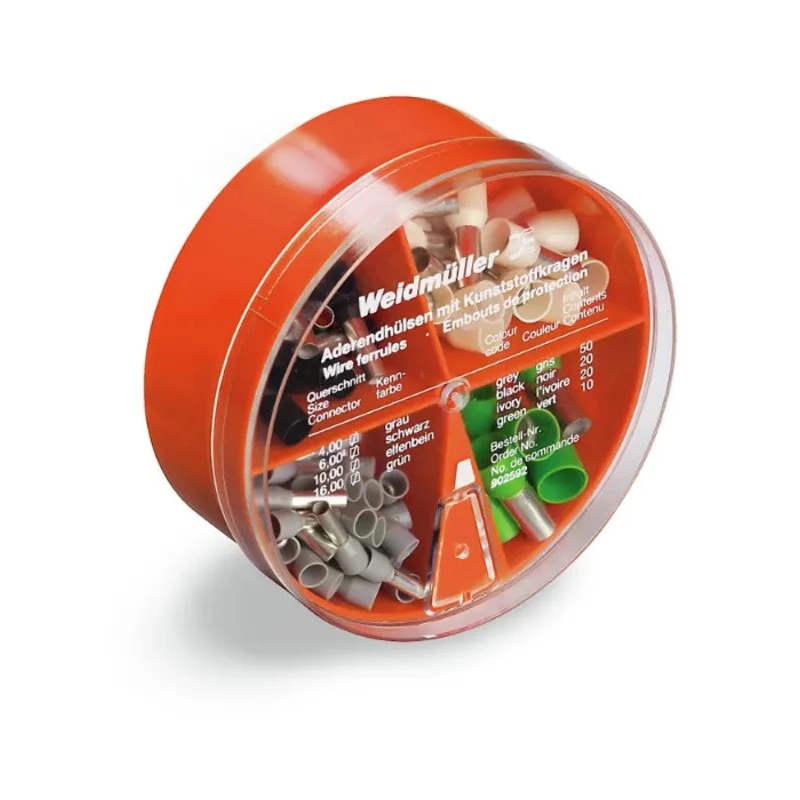 Weidmüller Bootlace Ferrule Crimp Terminal Kit 4mm² to 16mm² Wire End Ferrules 9025400000