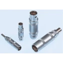 Reckmann Thermocouple Connector for Use with Simplex Thermocouple, LEMO Plug Connector, PEEK Insulator, Gold-Plated R9-1709