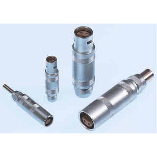 Reckmann Thermocouple Connector for Use with Simplex Thermocouple, LEMO Plug Connector, PEEK Insulator, Gold-Plated R9-1709