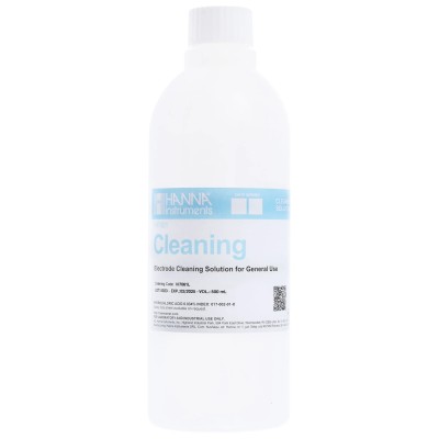 Hanna Instruments Buffer Solution, Cleaning, 500 ml Bottle HI-7061L